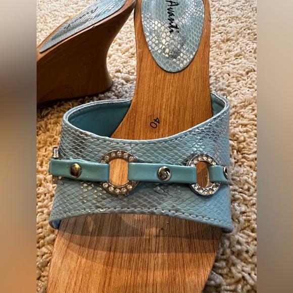 Blue Avanti summer shoes for women - Picture 8 of 9